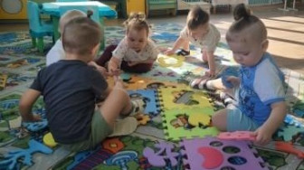 "Когда пазлы превращаются в коврик".